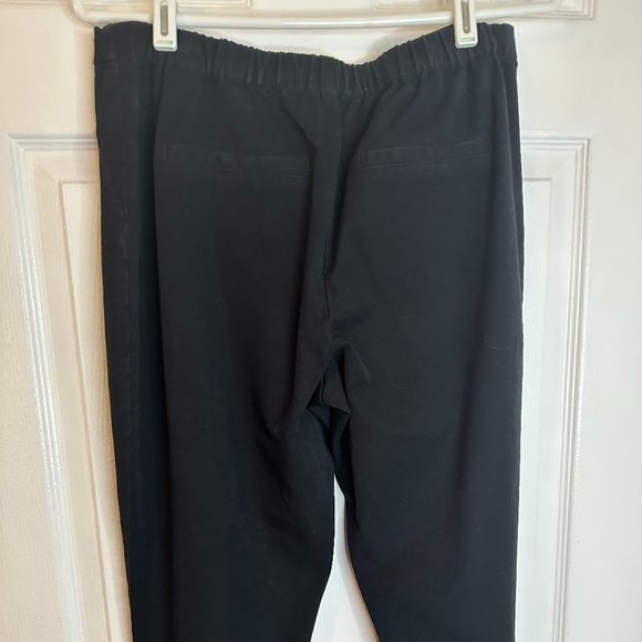 A255544‎ Black 12 Isaac Mizrahi Live! Regular 24/7 Stretch Pull-On Ankle Pants - Picture 4 of 4